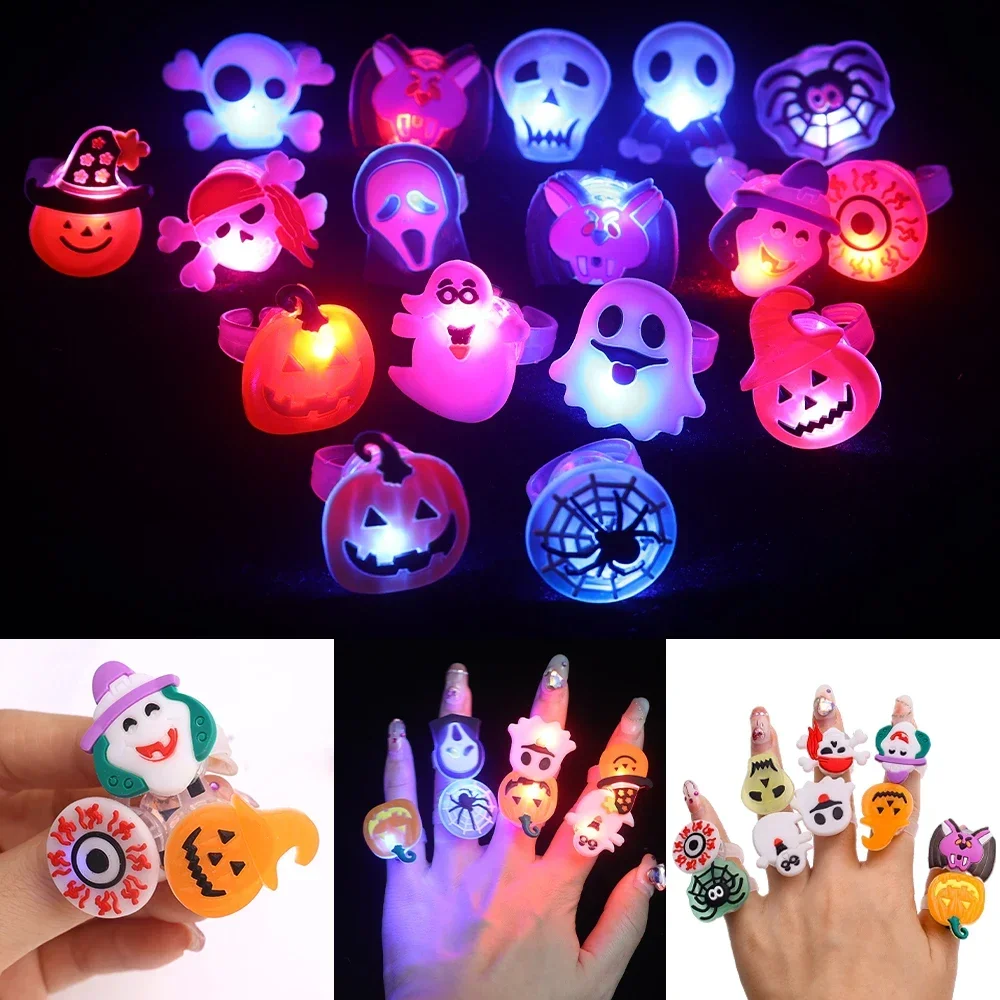 Anillos luminosos de Halloween - Glow In The Dark Party Glasses reseña y precio