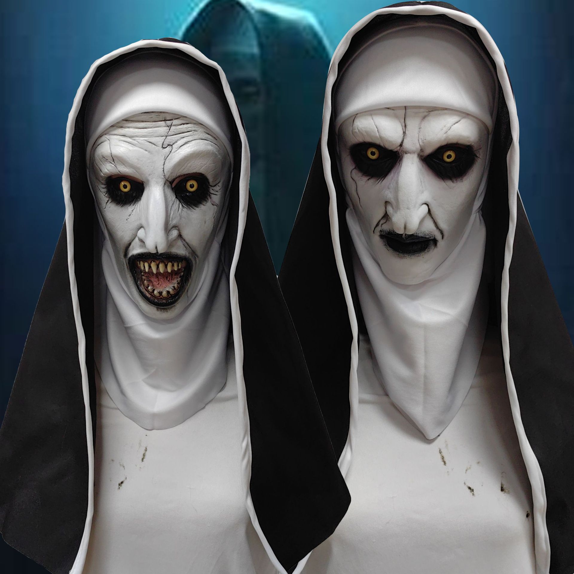 Máscara de monja aterradora de - Led Purge Mask Halloween reseña y precio