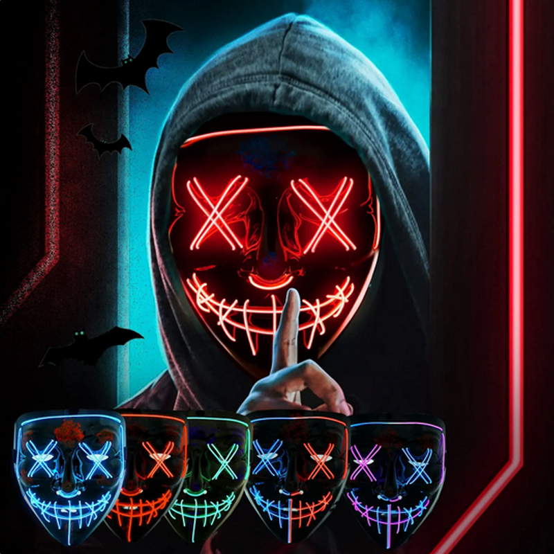 Máscara de Halloween Terrorífi - Led Purge Mask Halloween reseña y precio