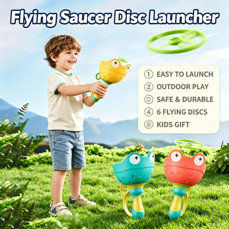 Lanzador de Discos Voladores,  - Novelty Gifts reseña y precio