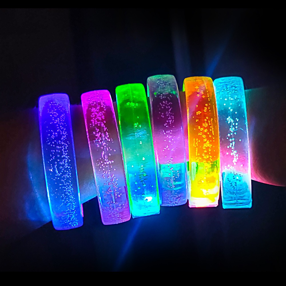 Brazalete con brillo LED, 5/8/ - Glow In The Dark Party Glasses reseña y precio